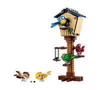LEGO Creator 31143 - Casetta per uccelli 3 in 1, da uccello a riccio ad alveare, figure di animali della foresta, giocattoli da costruzione per bambini dai 8 anni in su, set di giocattoli colorati,