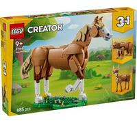 LEGO Creator 3 in 1 Cavallo Meraviglioso - Giocattolo con Animale Trasformabile in Orso o in Modello di Cervo Snodabile - Regalo Creativo per Bambine e Bambini da 9 Anni in su - 31166