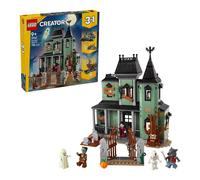 LEGO Creator 3 in 1 Villa Spettrale - Casa Giocattolo Interattiva che si Trasforma in Nave Fantasma o in Treno - Include 5 Minifigure - Regalo Creativo per Bambini e Bambine da 9 Anni in su - 31167