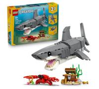 Lego creator 31381 - squalo con scrigno del tesoro 3in1
