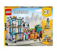 LEGO Creator 3in1 31141 Strada Principale Grattacielo Art Déco o Strada del Mercato Kit Modellismo per Costruzioni Creative