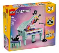 LEGO Creator 3in1 Piano met Kat Speelgoed - Retro Bouwpakket voor Kinderen - Ver