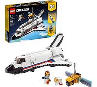 LEGO Creator 3in1 Space Shuttle Adventure 31117 Building Kit; Cool Toys for Kids Who Love Rockets and Creative Fun; New 2021 (486 Pieces)