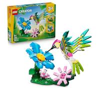 lego creator 3in1 - animali selvatici: colibrì variopinto - lego 31384 costruisci un colibrì o farfalla o pesce 312pz anni 8+