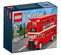 LEGO Creator 40220 - Set da costruzione per autobus londinesi, 118 pezzi