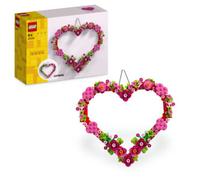 Lego creator 40638 cuore ornamento, gioco da costruire per bambini 9+, decorazione per casa, idea regalo per festa della mamma