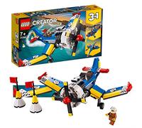 LEGO Creator Aereo da Corsa, Elicottero e Jet, Set di Costruzioni 3 in 1, Gioco Aereo con Minifigura del Pilota, Giocattoli per Bambini, 31094
