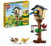 LEGO Creator 31143 - Casetta per uccelli 3 in 1, da uccello a riccio ad alveare, figure di animali della foresta, giocattoli da costruzione per bambini dai 8 anni in su, set di giocattoli colorati,