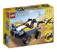 LEGO Creator Dune Buggy, Fuoristrada, Aeroplano e Quad, Set da Costruzione 3 in 1, Veicoli Giocattolo per Bambini dai 6 Anni in su, 31087