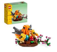 LEGO Creator Il Nido dell’Uccellino, Giochi da Costruire per Bambine e Bambini da 9 Anni Fan degli Animali, Set con 3 Uccelli Giocattolo, Decorazione Cameretta, Regalo di Pasqua o di Compleanno 40639