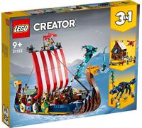 LEGO® 31132 Nave vichinga e Jörmungandr