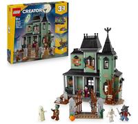 LEGO Creator 3 in 1 Villa Spettrale - Casa Giocattolo Interattiva che si Trasforma in Nave Fantasma o in Treno - Include 5 Minifigure - Regalo Creativo per Bambini e Bambine da 9 Anni in su - 31167