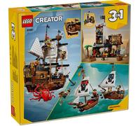 Lego - Creatore 3in1 Iconica Nave Da Pirata - 31387, Multicolore Lego