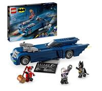LEGO DC Batman con Batmobile vs. Harley Quinn e Mr. Freeze, Macchina Giocattolo da Costruire del Supereroe della Serie Animata con 3 Minifigure, Gioco per Bambini da 8 Anni, Regalo da Collezione 76274