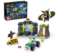 LEGO DC Batman: La Batcaverna con Batman, Batgirl e il Joker, divertente giocattolo super eroe, regalo per bambini dai 4 anni in su con action figure di Batman, 76272