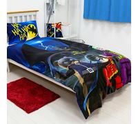 LEGO Dc Supereroi Sfidare Set Copripiumino Singolo 2-in-1 Design Letto