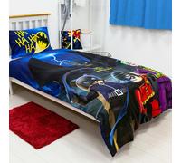 LEGO Dc Supereroi Sfidare Set Copripiumino Singolo 2-in-1 Design Letto