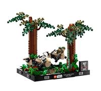 Diorama Inseguimento con lo speeder su Endor Lego Star Wars
