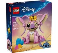 LEGO | Disney Angel - Lilo & Stitch Giocattolo da Costruire - Personaggio in Mattoncini con 3 Palloncini a Cuore e Farfalla - Regalo per Bambine, Bambini da 9 Anni e Adulti Fan della Serie TV - 43257