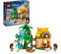 LEGO Disney 43260 Divertimento sullIsola di Vaiana, Casa delle Bambole Giocattolo, Giochi Bambini 5+, Regalo Principesse