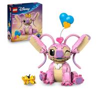 LEGO | Disney Angel - Lilo & Stitch Giocattolo da Costruire - Personaggio in Mattoncini con 3 Palloncini a Cuore e Farfalla - Regalo per Bambine, Bambini da 9 Anni e Adulti Fan della Serie TV - 43257