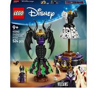 LEGO Disney 43262 Abiti di Malefica e Crudelia De Mon con Espositore Personalizz
