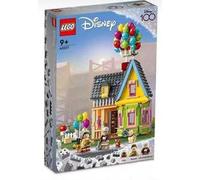 LEGO Disney e Pixar 43217 Casa di Up, Modellino con Palloncini e Figure di Carl, Russell e Dug Set Disney 100° Anniversario