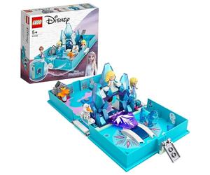 LEGO Disney Elsa e le Avventure Fiabesche del Nokk, Libro Apribile e Portatile, Mini Bamboline e Cavallo Giocattolo, Giochi Creativi per Bambini 43189