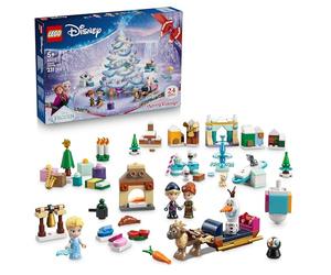 LEGO | Disney Frozen Calendario dell'Avvento 2025 - Gioco da Principessa da Costruire per Bambine e Bambini da 5 Anni - 24 Sorprese Natalizie come le Mini Bamboline di Anna e Elsa - Idea Regalo 43273