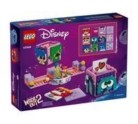 Lego disney 43248 mood cube di inside out 2 dal film d'animazione pixar, giochi per bambini 9+ anni antistress da costruire