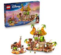 LEGO | Disney Oceania 2 Il Barcone dei Kakamora - Giochi da Costruire per Bambine da 7 Anni - Include Modello di Barca, Mini Bambola di Vaiana e Figura Maui - Regalo di Compleanno per Fan - 43258