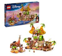 LEGO | Disney Oceania 2 Il Barcone dei Kakamora - Giochi da Costruire per Bambine da 7 Anni - Include Modello di Barca, Mini Bambola di Vaiana e Figura Maui - Regalo di Compleanno per Fan - 43258