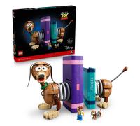 LEGO | Disney Pixar Fermalibri di Slinky Toy Story - Kit di Modellismo per Adulti - Reggi Libri per Libreria - Decorazione con Minifigure di Woody e Figura di Bassotto - Regalo Creativo per Fan 43301