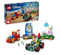 LEGO Disney Pixar Toy Story: Treno e Auto RC celebrativi 43264 | Giochi per bambini e bambine da 4 anni, con le minifigure di Woody, Buzz Lightyear, Jessie e Bo Peep, idea regalo, 206 pezzi