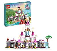 LEGO Disney Princess Il Grande Castello delle Avventure, Edificio da Costruire a 4 Piani, Giochi per Bambini e Bambine con Mini Bamboline delle Principesse come Ariel, Rapunzel e Biancaneve 43205