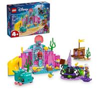 LEGO Disney Princess Ariel's Crystal Cavern, set da gioco Disney costruibile per bambini, mini bambola sirena Ariel e figura di pesce, scrigno del tesoro, regalo per ragazze e ragazzi dai 4 anni in