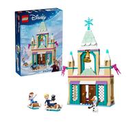 Lego | disney frozen 43265 castello di ghiaccio di arendelle, giocattolo con accessori e 3 personaggi, giochi per bambine 5+