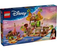 LEGO | Disney Oceania 2 Il Barcone dei Kakamora - Giochi da Costruire per Bambine da 7 Anni - Include Modello di Barca, Mini Bambola di Vaiana e Figura Maui - Regalo di Compleanno per Fan - 43258