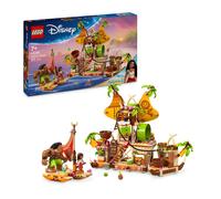 LEGO | Disney Oceania 2 Il Barcone dei Kakamora - Giochi da Costruire per Bambine da 7 Anni - Include Modello di Barca, Mini Bambola di Vaiana e Figura Maui - Regalo di Compleanno per Fan - 43258