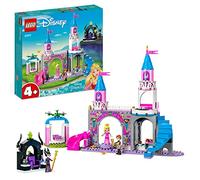 LEGO Disney Princess Aurora 43211 - Set di giocattoli per la costruzione del castello delle principesse Disney con la bella addormentata, il principe Filippo e Malefica, idea regalo Disney per bambini