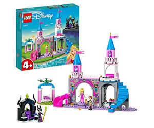 LEGO Disney Princess Il Castello di Aurora, Giocattolo con Mini Bamboline della Bella Addormentata, del Principe Filippo e Malefica, Giochi per Bambine e Bambini dai 4 Anni 43211
