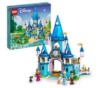 LEGO Disney Princess Il Castello di Cenerentola e del Principe Azzurro, Set di Costruzioni, Idea Regalo, Giocattolo per Bambini dai 5 Anni 43206