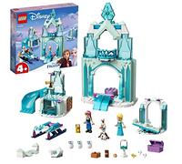 LEGO Disney Princess Il paese delle Meraviglie Ghiacciato di Anna ed Elsa, Castello di Frozen con 6 Mini Bamboline 43194