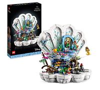 LEGO Disney Princess La Conchiglia Reale della Sirenetta, Regalo per Donna e Uomo Adulti, Ragazze e Ragazzi, Set Film 2023 con Figure di Ariel, Ursula, Sebastian e Flounder, Decorazione per Casa 43225
