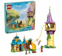 LEGO Disney Princess Rapunzel Tower & The Snuggly Anatroccolo Giocattolo da costruzione con Flynn Rider e Madre Gothel Mini-Dolls, Disney Princess Toy, regalo divertente per ragazze e ragazzi dai 6