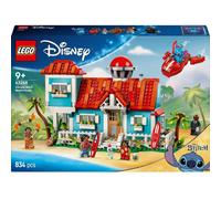 LEGO Disney Casa sulla Spiaggia di Lilo e Stitch Modellino con 6 Stanze Osservat