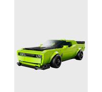 LEGO Speed Champions Sports Car Dodge Challenger SRT Hellcat - Modellino di Auto da Corsa - Macchina Giocattolo con Minifigure del Pilota - Regalo da Collezione per Bambini da 9 Anni - 77237