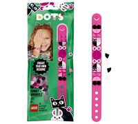 LEGO Dots Braccialetto Animaletti Funky, Set Bigiotteria Fai da Te, Idea Regalo, Kit Artistici per Bambini, 41901