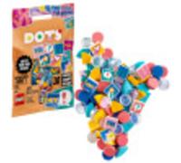 LEGO DOTS Extra DOTS - Serie 2 41916 Fai da te Crea un divertente set di piastrelle aggiuntive per i bambini che amano le arti e i mestieri e la