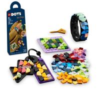 LEGO DOTS Hogwarts Accessories Pack 41808 - Kit per la creazione di gioielli a tema Harry Potter con bracciale, 2 etichette per borse e toppa da